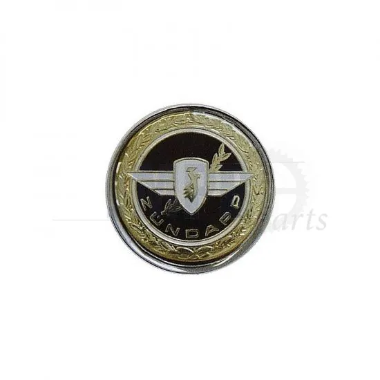 Sticker Zundapp Logo Gold/Black Round 100MM