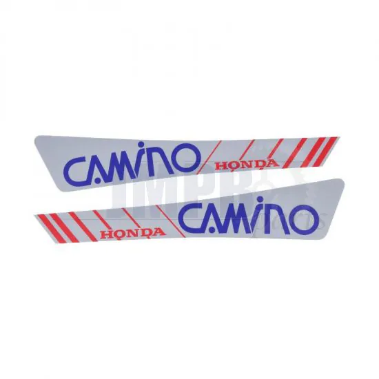 Stickerset Tank Honda Camino Blue/Grey/Red