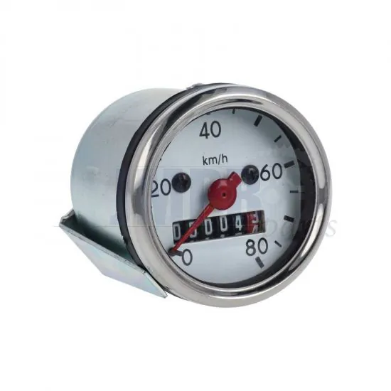 Speedometer 48MM / 80KM White Dial