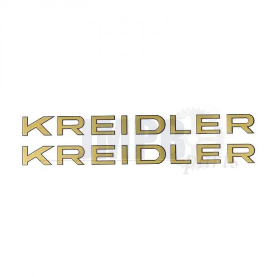 Stickerset Kreidler Gold/Black 180X16MM