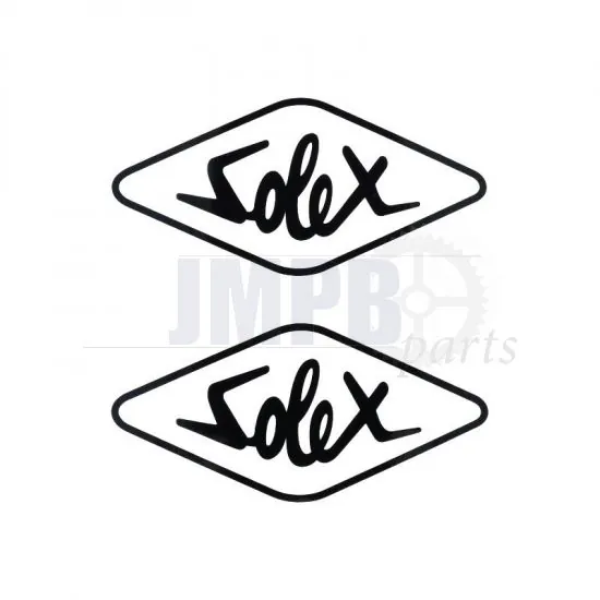 Stickerset Solex Black 70X33MM