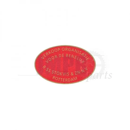 Sticker Seat bar "Stokvis Benelux" 35X22MM