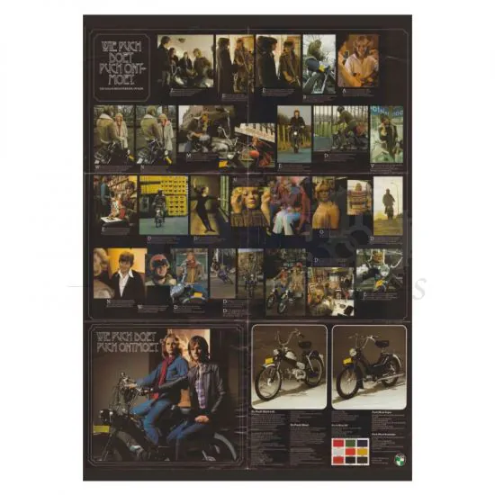 Poster "Wie Puch Doet" Reprint