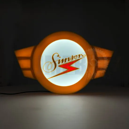 Lamp Simson Logo LED Gold