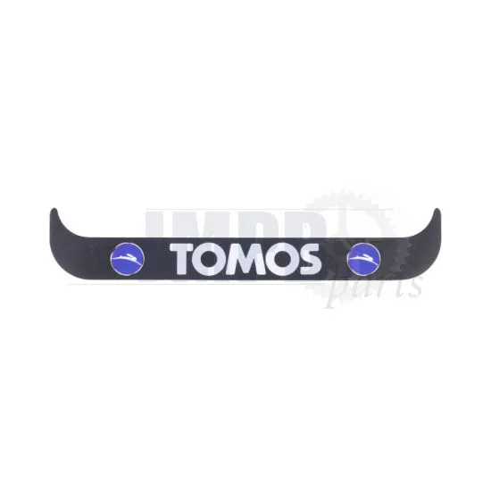 Sticker License Plate Holder Wide Tomos Logo Blue