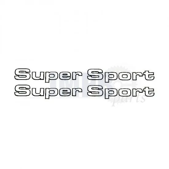 Stickerset Zundapp Super Sport Small 2-pieces