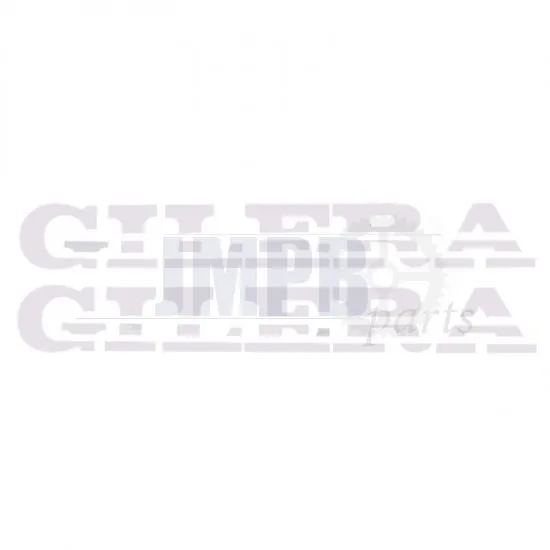 Stickerset Gilera Turbo Cut text White