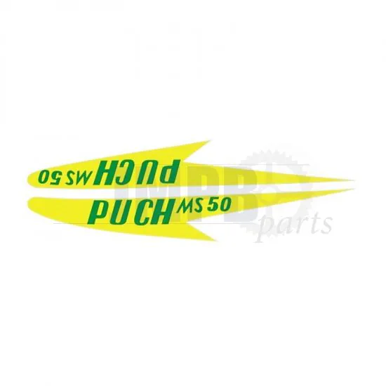 Tank transfer set Puch MS50 Yellow