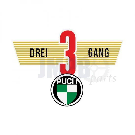 Transfer Rear Fender Puch VS50D Drei Gang