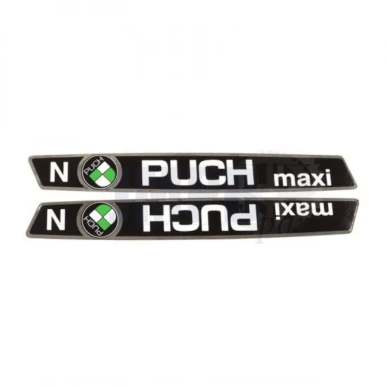 Tank transfer set Puch Maxi N Black/Chrome