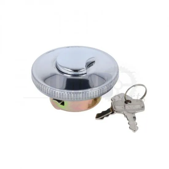 Tank cap Chrome + lock Yamaha FS1