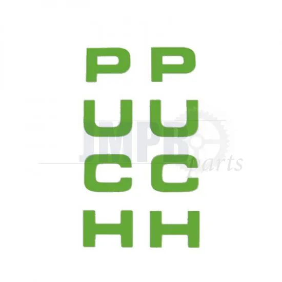 Stickerset Front Fork Puch Green