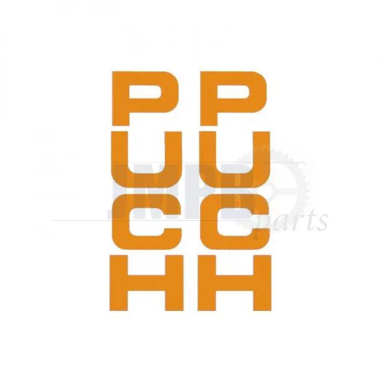 Stickerset Front Fork Puch Orange