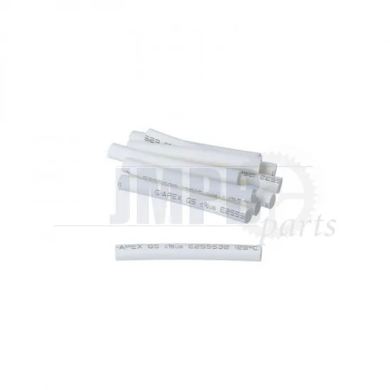 Shrink tubes 3.5 X 40MM 10 Pieces White