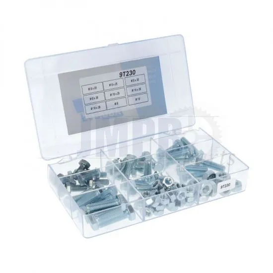 Assortment set Hex Bolts/Nuts - 86 Pieces