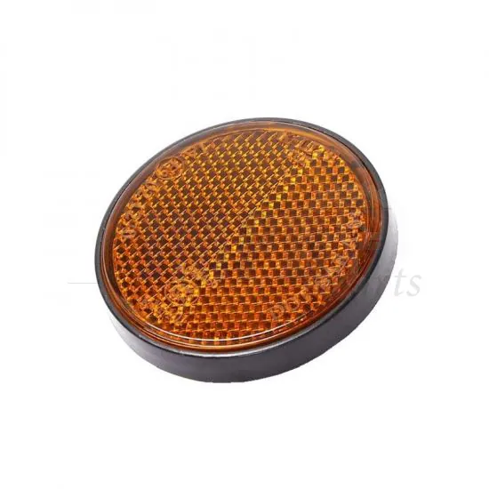 Reflector Orange Round 60MM M6 Bolt