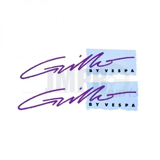 Stickerset Vespa Grillo 2-Parts