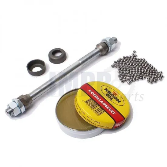 Rear wheel axle set Puch Maxi Spoked wheel Complete