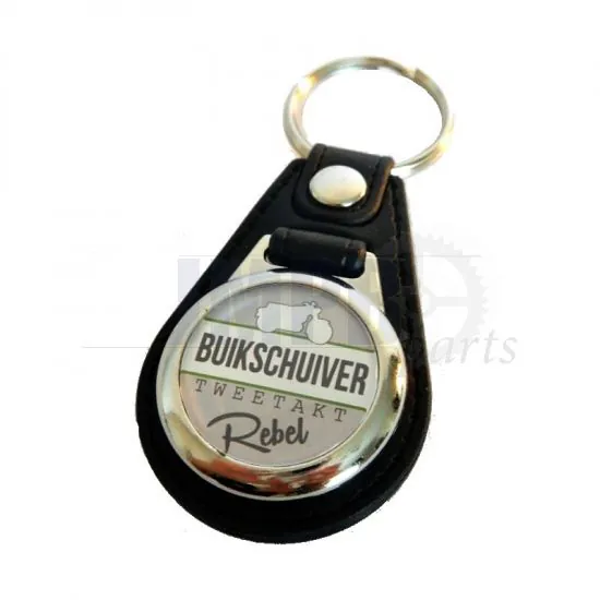 Keychain Black "Buikschuiver" 2-T Rebel