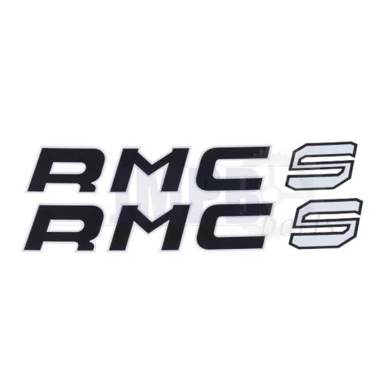 Battery box Stickers RMC-S Black/White 2 pieces