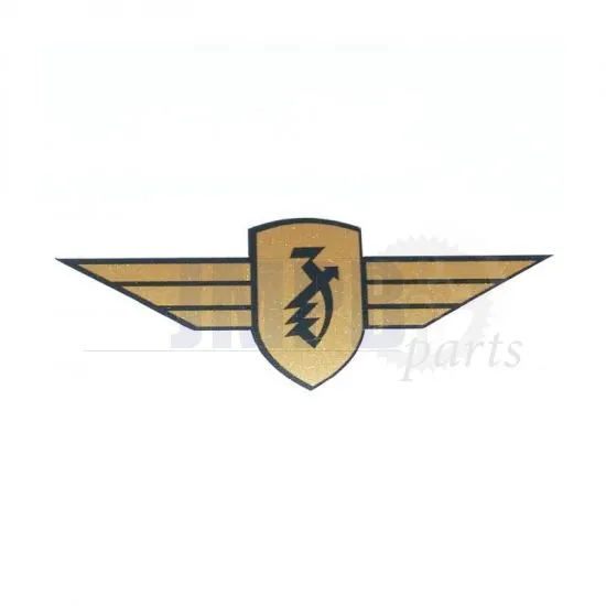 Sticker Zundapp Gold Front Fender