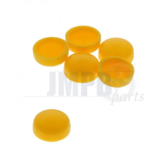 Cap for License plate Yellow A Piece