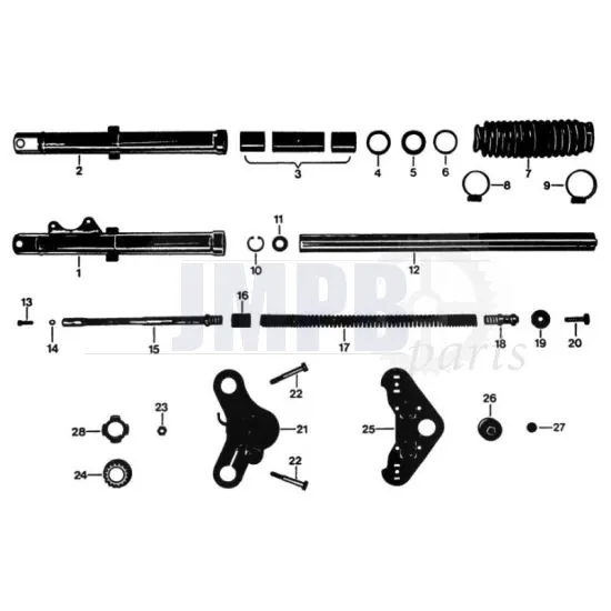19. Zundapp 529 Front Fork Disc Brake