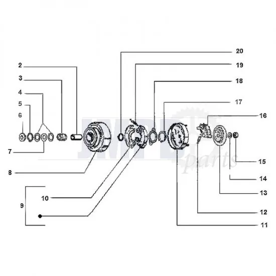 Clutch Vespa Ciao