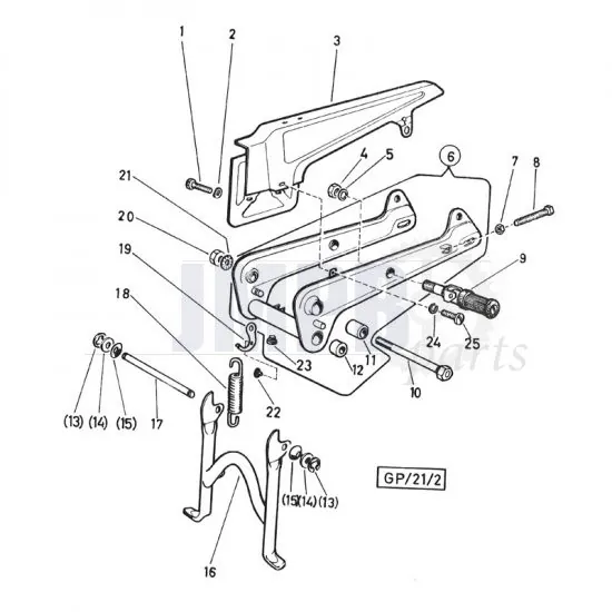 Swingarm Puch Monza