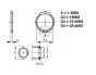 Circlip Kickstarter axle Zundapp