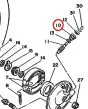 Bushing for speedometer Worm Yamaha FS1/DT